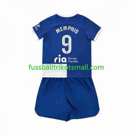 Fußballtrikots Atlético Madrid 2 Memphis Depay 9 Kinder 2023-2024 Kurzarm Auswärts-trikot kaufen